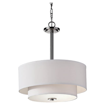 Murray Feiss 3 Bulb Polished Nickel Chandelier - C140-F2770/3PN