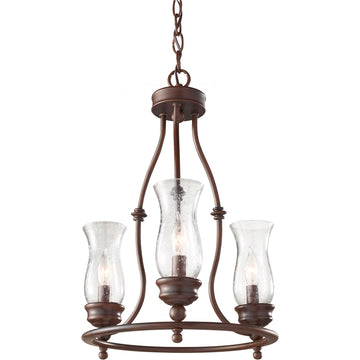 Murray Feiss 3 Bulb Heritage Bronze Chandelier - C140-F2782/3HTBZ