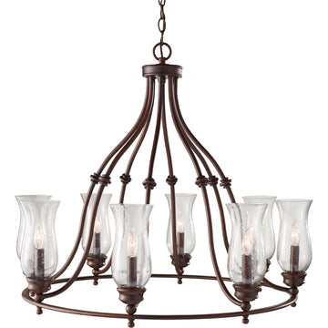 Murray Feiss 8 Bulb Heritage Bronze Chandelier - C140-F2784/8HTBZ