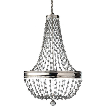 Murray Feiss 8 Bulb Polished Nickel Chandelier - C140-F2810/8PN