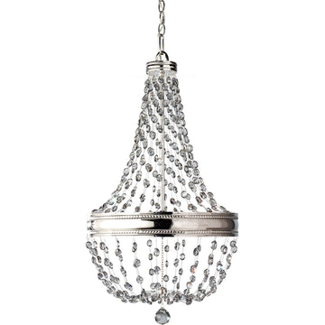 Murray Feiss 6 Bulb Polished Nickel Chandelier - C140-F2811/6PN