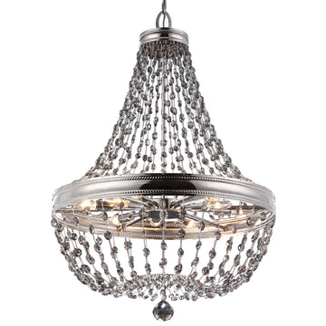 Murray Feiss 12 Bulb Polished Nickel Chandelier - C140-F2914/12PN