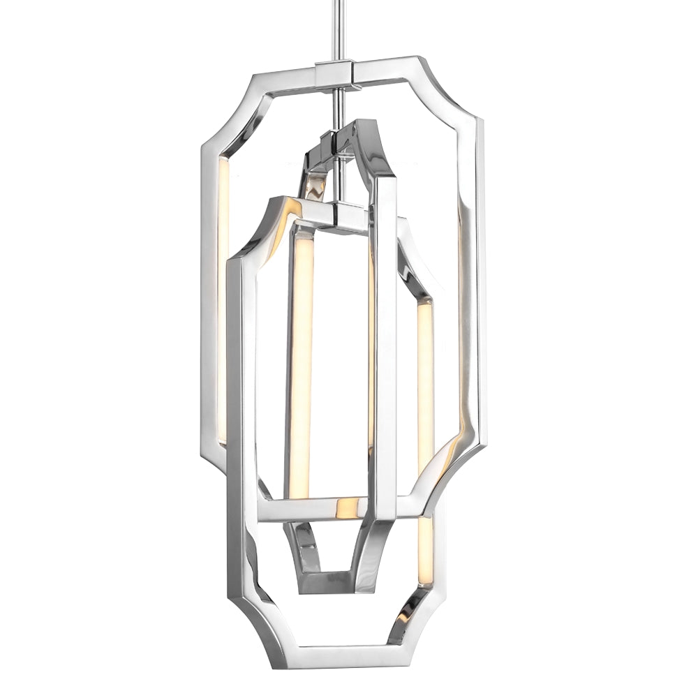 Murray Feiss 6 Bulb Polished Nickel Chandelier - C140-F2954/6PN