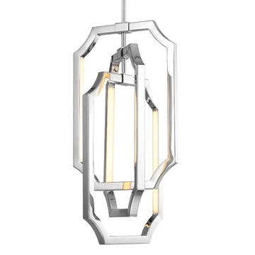 Murray Feiss 6 Bulb Polished Nickel Chandelier - C140-F2954/6PN