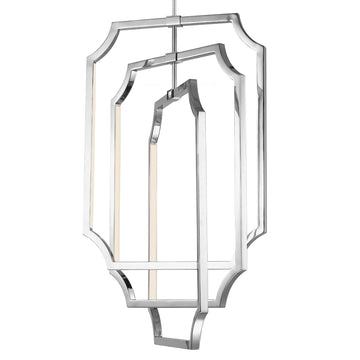 Murray Feiss 6 Bulb Polished Nickel Pendant Chandelier - C140-F2955/6PN