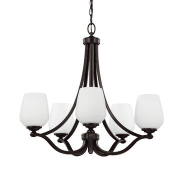 Murray Feiss 5 - Light Chandelier Heritage Bronze - C140-F2960/5HTBZ