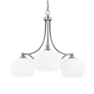 Murray Feiss 3 - Light Chandelier Satin Nickel - C140-F2964/3SN