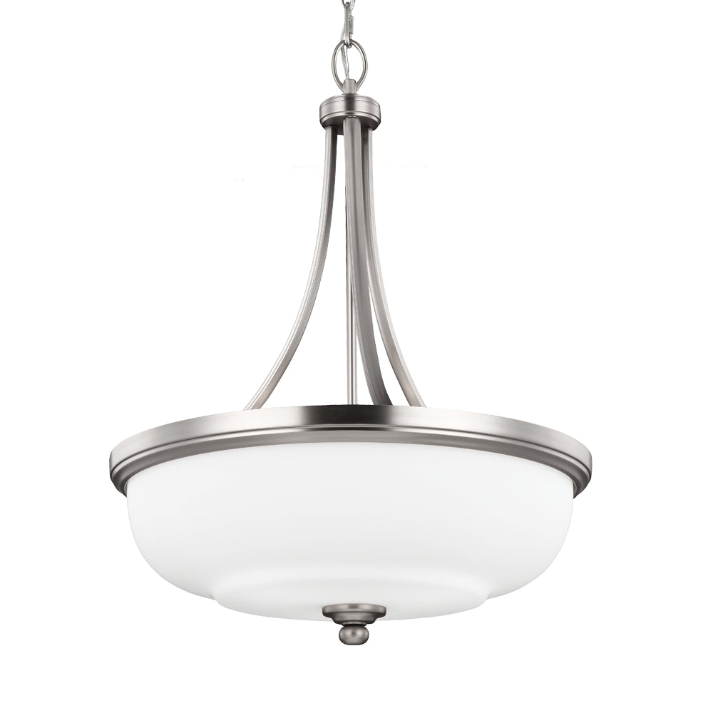 Murray Feiss 3 - Light Uplight Pendant Satin Nickel - C140-F2966/3SN