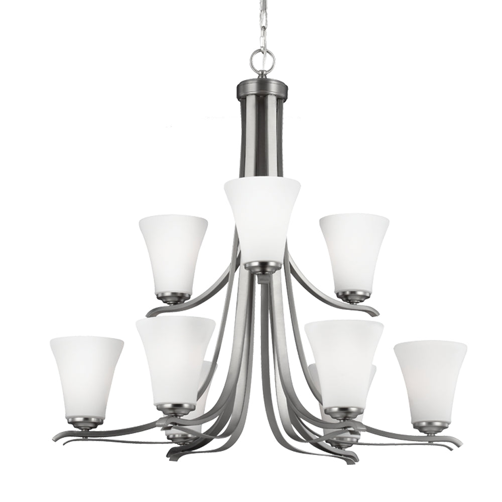 Murray Feiss 9 - Light Chandelier - C140-F2980/9SN