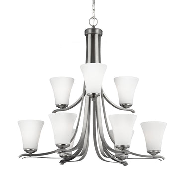 Murray Feiss 9 - Light Chandelier - C140-F2980/9SN