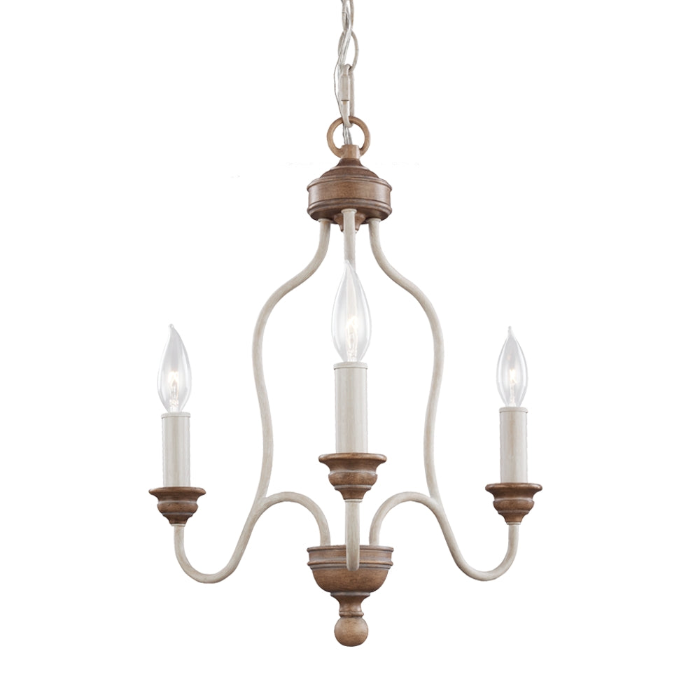 Murray Feiss 3 - Light Chandelier - C140-F2997/3CHKW/BW