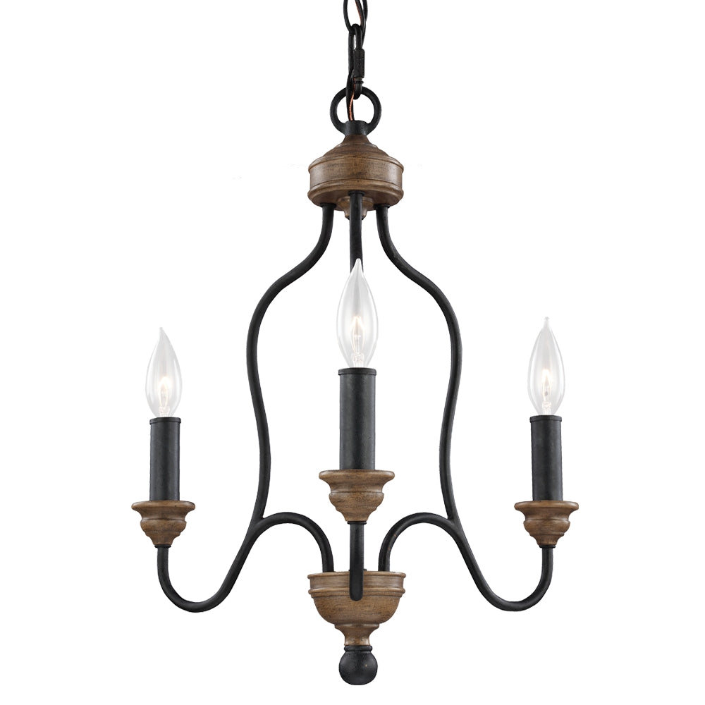 Murray Feiss 3 - Light Chandelier - C140-F2997/3DWZ/WO
