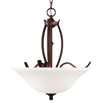 Murray Feiss 3 - Light Uplight Chandelier - C140-F3003/3ORBH