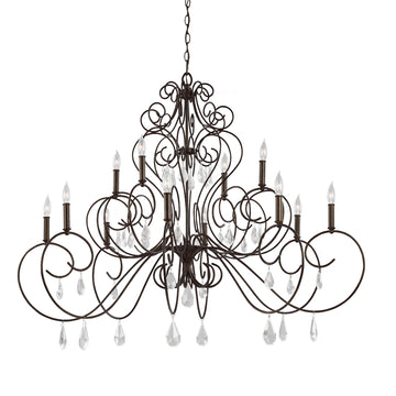 Murray Feiss 12 - Light Chandelier - C140-F3043/12BNB