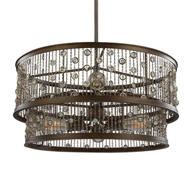 Murray Feiss 6 - Light Chandelier - C140-F3048/6CSTB