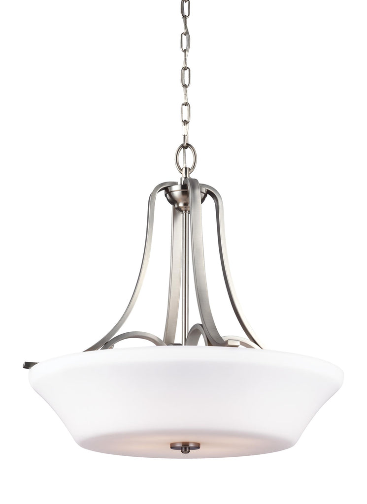 Murray Feiss 4 - Light Uplight Pendant Satin Nickel - C140-F3067/4SN