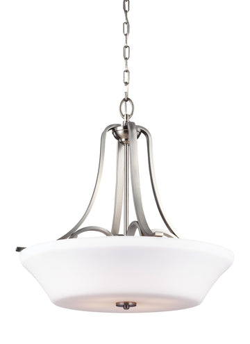 Murray Feiss 4 - Light Uplight Pendant Satin Nickel - C140-F3067/4SN