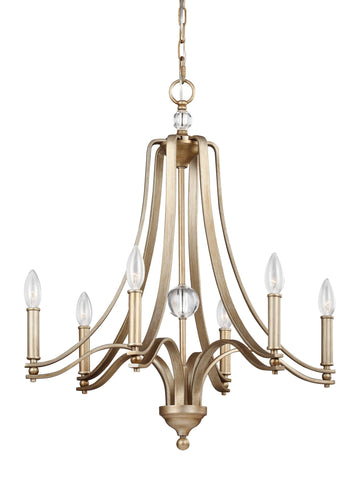 Murray Feiss 6 - Light Chandelier Sunset Gold - C140-F3075/6SG