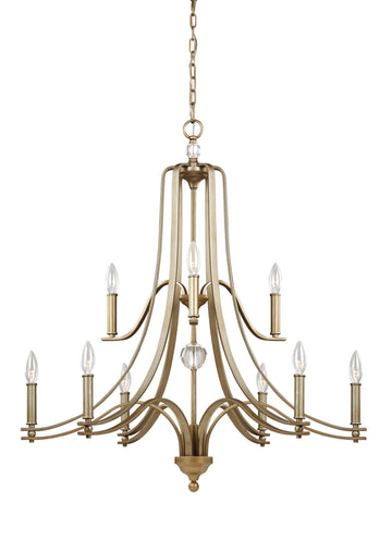 Murray Feiss 9 - Light Chandelier Sunset Gold - C140-F3076/9SG