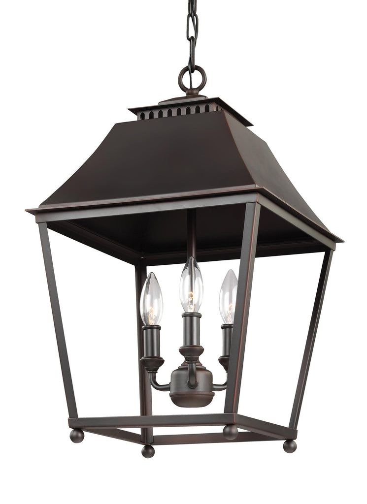 Murray Feiss 3 - Light Indoor Pendant Dark Antique Copper / Antique Copper - C140-F3089/3DAC/AC
