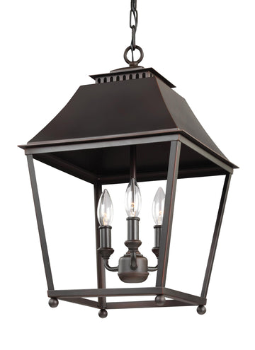 Murray Feiss 3 - Light Indoor Pendant Dark Antique Copper / Antique Copper - C140-F3089/3DAC/AC
