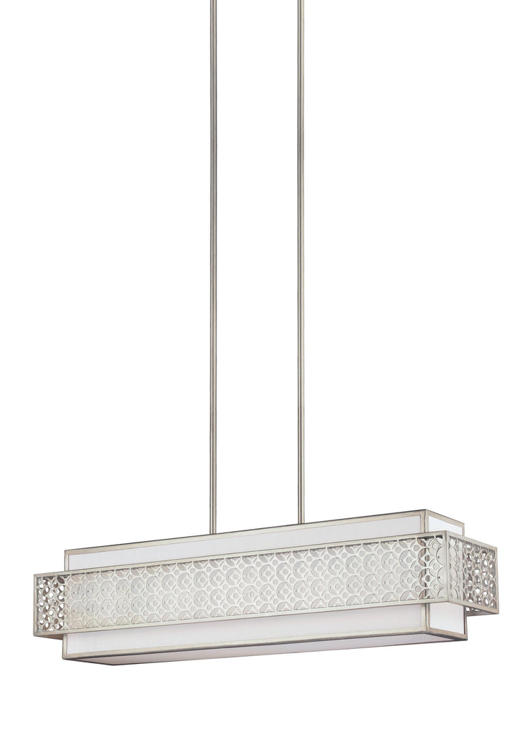 Murray Feiss 5 - Light Island Chandelier Sunrise Silver - C140-F3104/5SRS