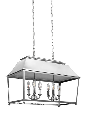 Murray Feiss 6 - Light Island Pendant Polished Nickel - C140-F3105/6PN