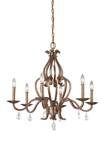 Murray Feiss 6 - Light Chandelier - C140-F3123/6VM