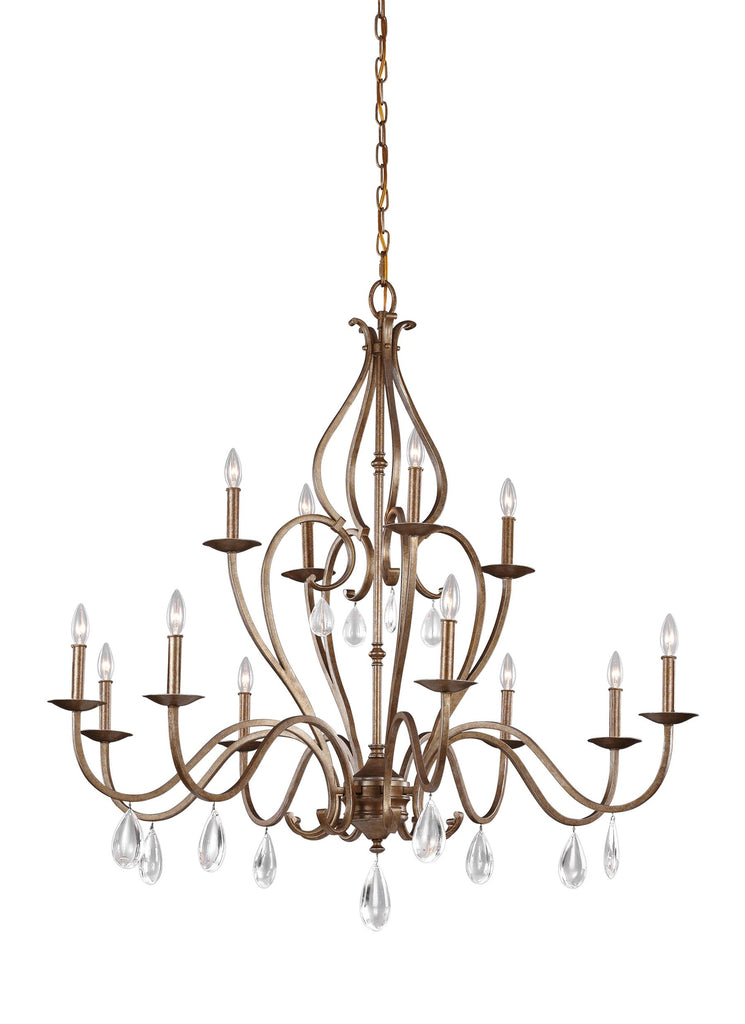 Murray Feiss 12 - Light Chandelier - C140-F3124/12VM
