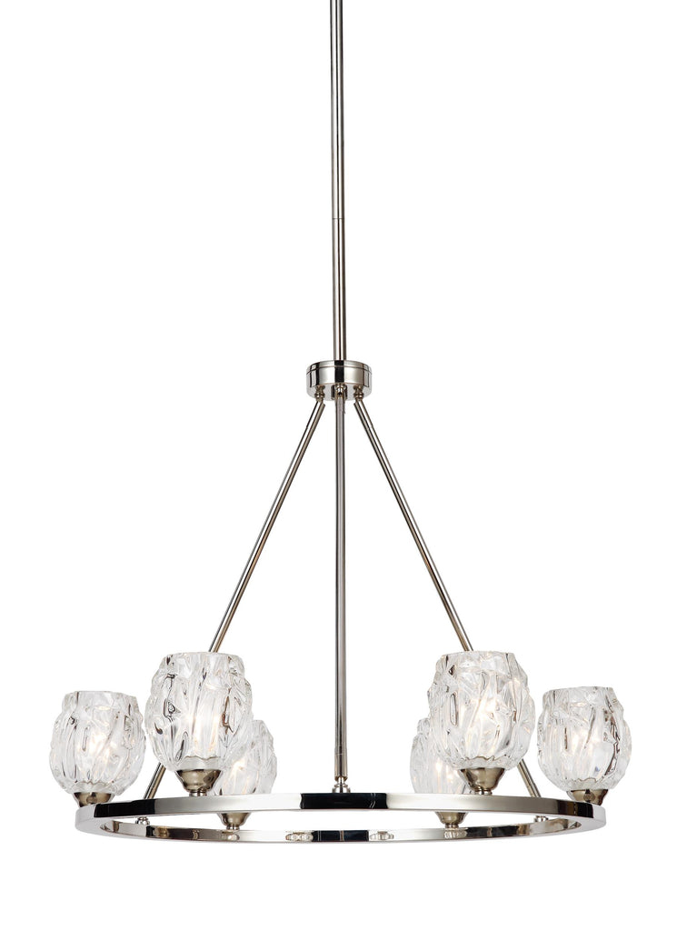 Murray Feiss 6 - Light Chandelier - C140-F3126/6PN