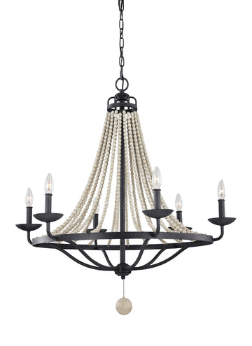 Murray Feiss 6 - Light Chandelier - C140-F3129/6DWZ/DWG