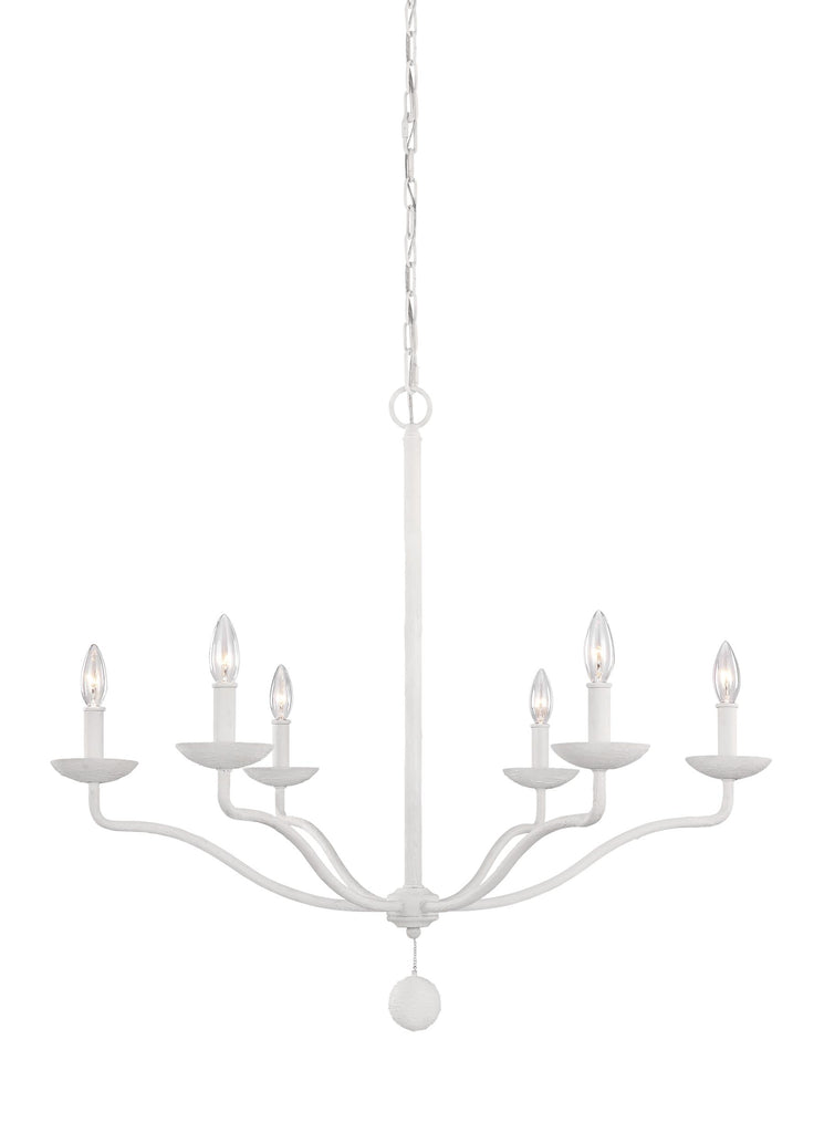 Murray Feiss 6 - Light Chandelier - C140-F3130/6PSW