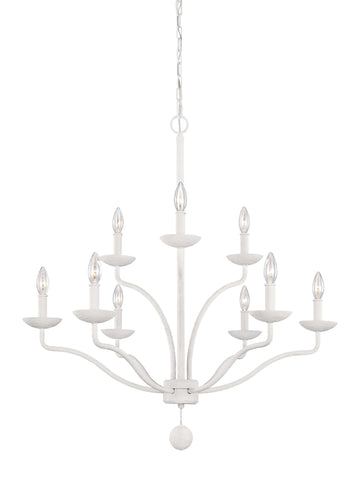 Murray Feiss 9 - Light Chandelier - C140-F3131/9PSW