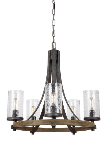 Murray Feiss 5 - Light Chandelier - C140-F3133/5DWK/SGM