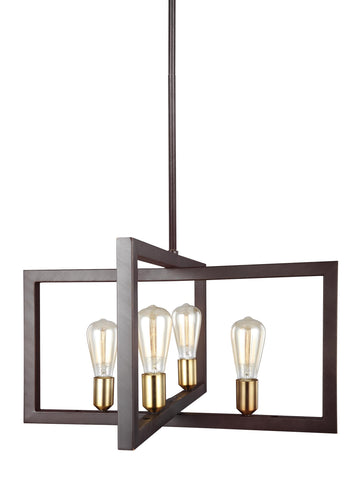 Murray Feiss 4 - Light Chandelier - C140-F3145/4NWB