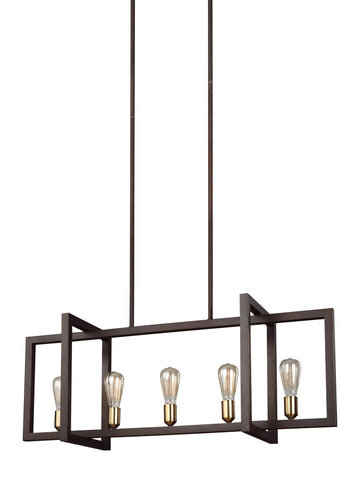 Murray Feiss 5 - Light Island Chandelier - C140-F3147/5NWB