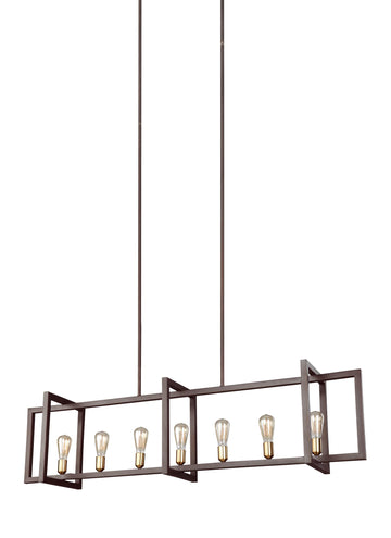 Murray Feiss 7 - Light Island Chandelier - C140-F3148/7NWB