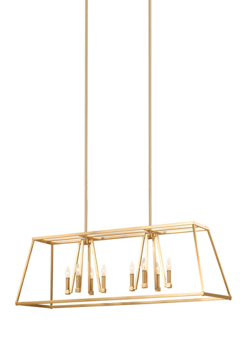 Murray Feiss 8 - Light Island Chandelier - C140-F3152/8GSB