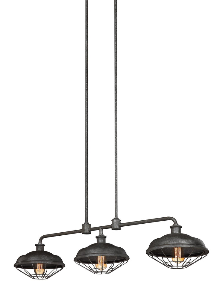 Murray Feiss 3 - Light Island Chandelier - C140-F3158/3SGM