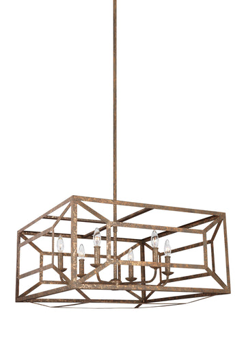Murray Feiss 6 - Light Chandelier - C140-F3172/6DSGL