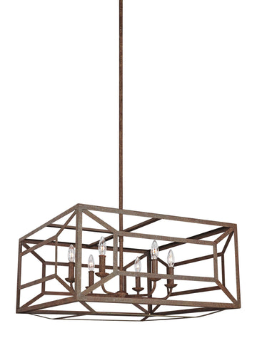 Murray Feiss 6 - Light Chandelier - C140-F3172/6WI