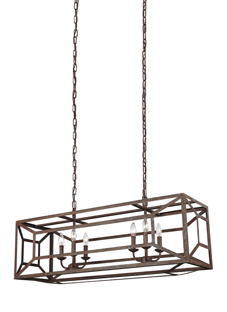 Murray Feiss 6 - Light Island Chandelier - C140-F3173/6WI