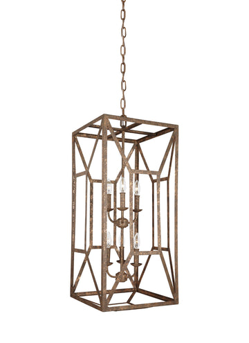 Murray Feiss 6 - Light Foyer Chandelier - C140-F3174/6DSGL