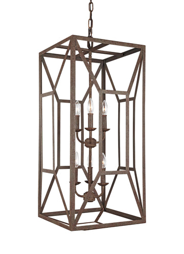 Murray Feiss 6 - Light Foyer Chandelier - C140-F3174/6WI