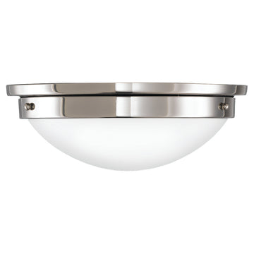 Murray Feiss 2 Bulb Polished Nickel Flushmount - C140-FM228PN