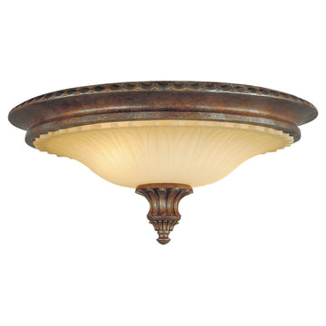 Murray Feiss 2 Bulb British Bronze Flushmount - C140-FM232BRB