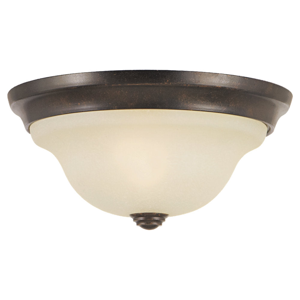 Murray Feiss 1 Bulb Grecian Bronze Flushmount - C140-FM250GBZ