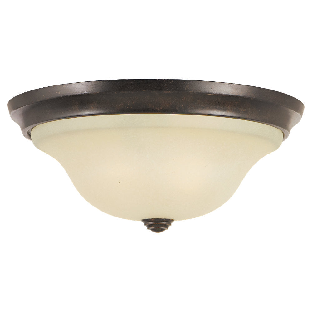 Murray Feiss 2 Bulb Grecian Bronze Flushmount - C140-FM251GBZ