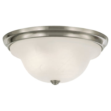 Murray Feiss 3 Bulb Brushed Steel Flushmount - C140-FM252BS