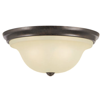 Murray Feiss 3 Bulb Grecian Bronze Flushmount - C140-FM252GBZ